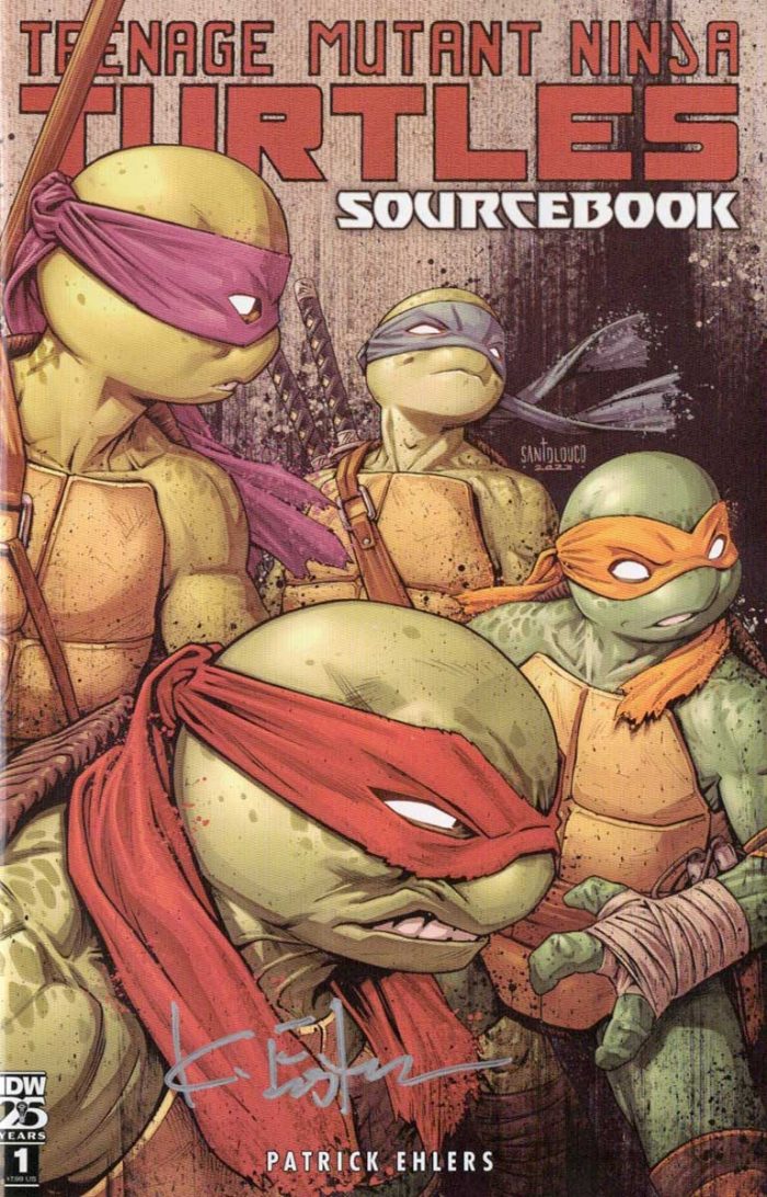 TMNT 2024 IDW Sourcebook Signed Just $25