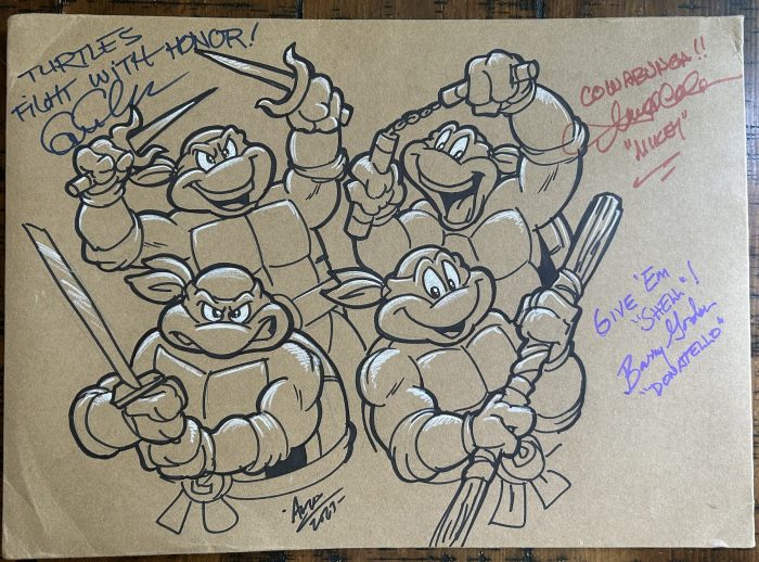 Classic Style Four TMNT by Aaron Hazouri – Charity Auction