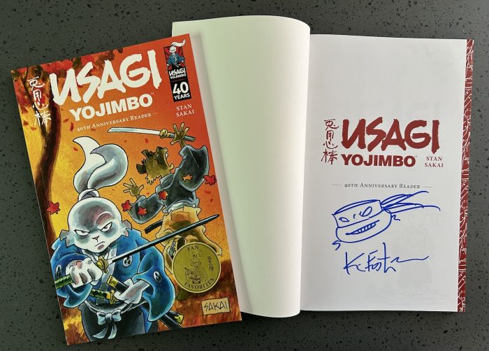 Usagi Yojimbo 40th Anniversary Reader – Foreward  and SIGNED by Eastman