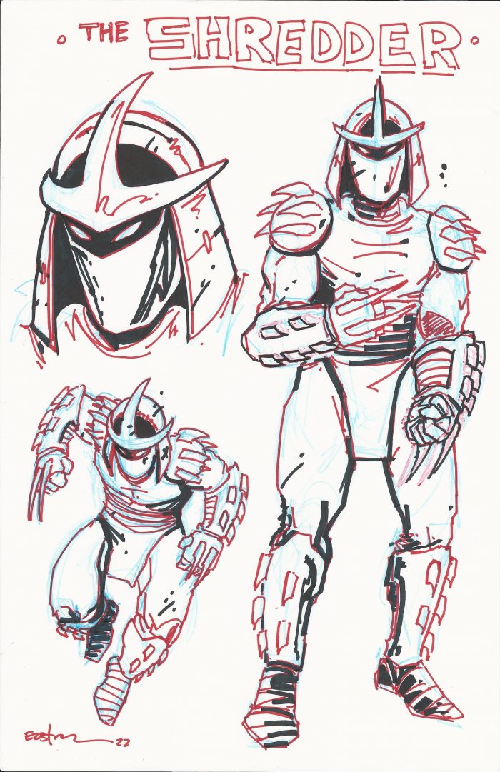 NECA TMNT Concept Art – The Shredder