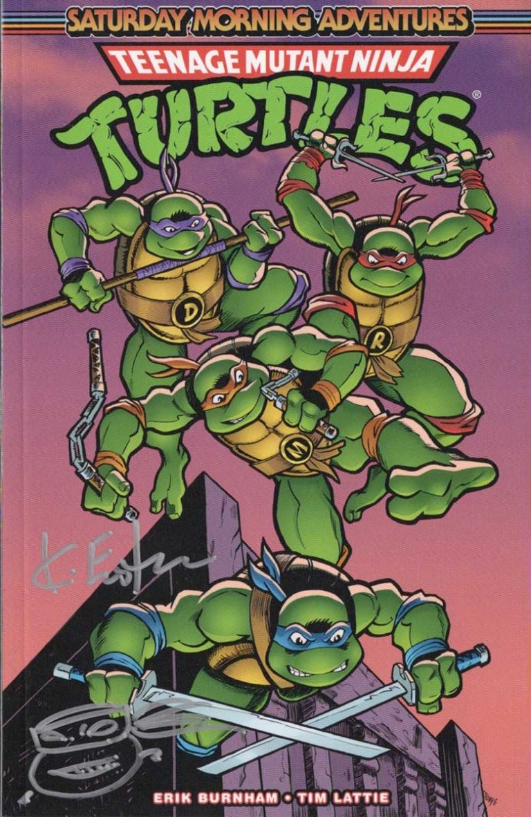 Tmnt Saturday Morning Adventures Signed With Headsketch – Just $30 