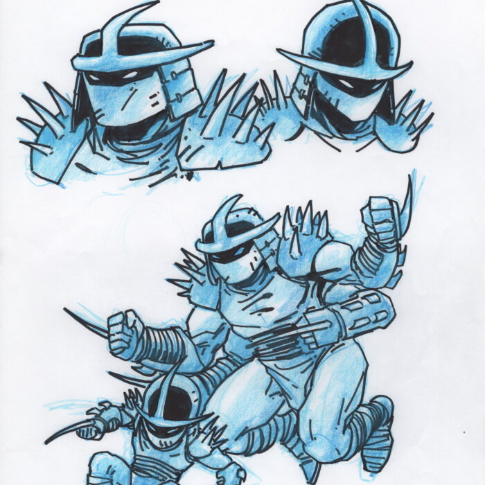 NECA TMNT Concept Art – Shredder Clones Two