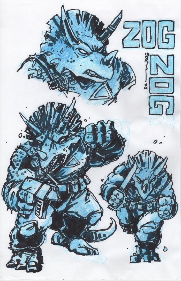 NECA TMNT Concept Art – ZOG