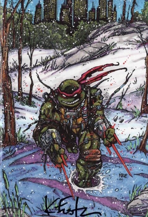 TARGET R TMNT MACROSERIES #4  2024 KESI Exclusive Reprint SIGNED and Back In Stock