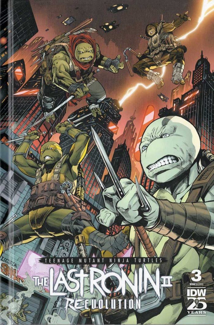 TMNT: The Last Ronin II Re Evolution 3 HC Signed with Headsketch Remarque