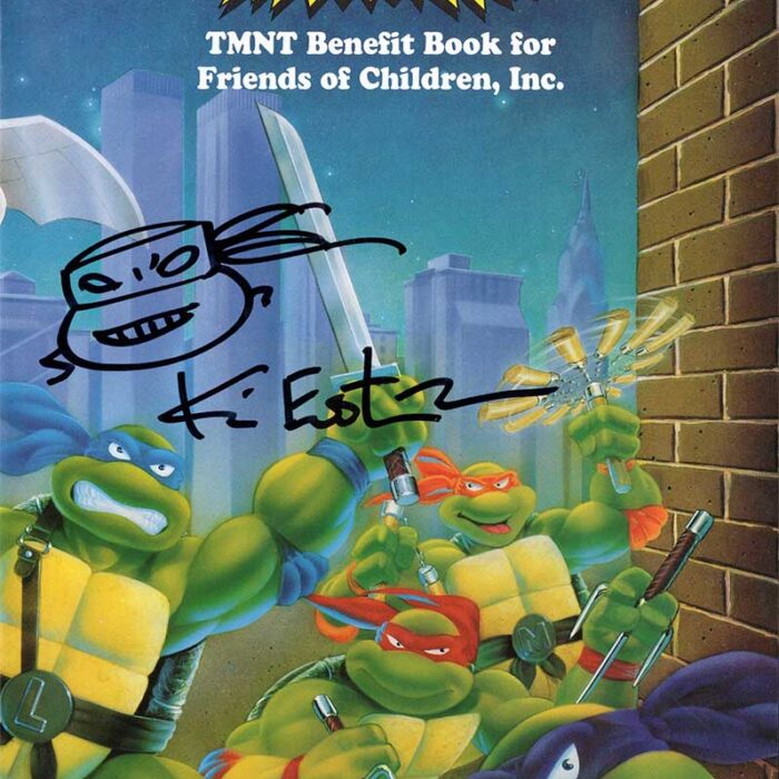 1991 COWABUNGA COMICS – Mirage Publishing SIGNED with Headsketch