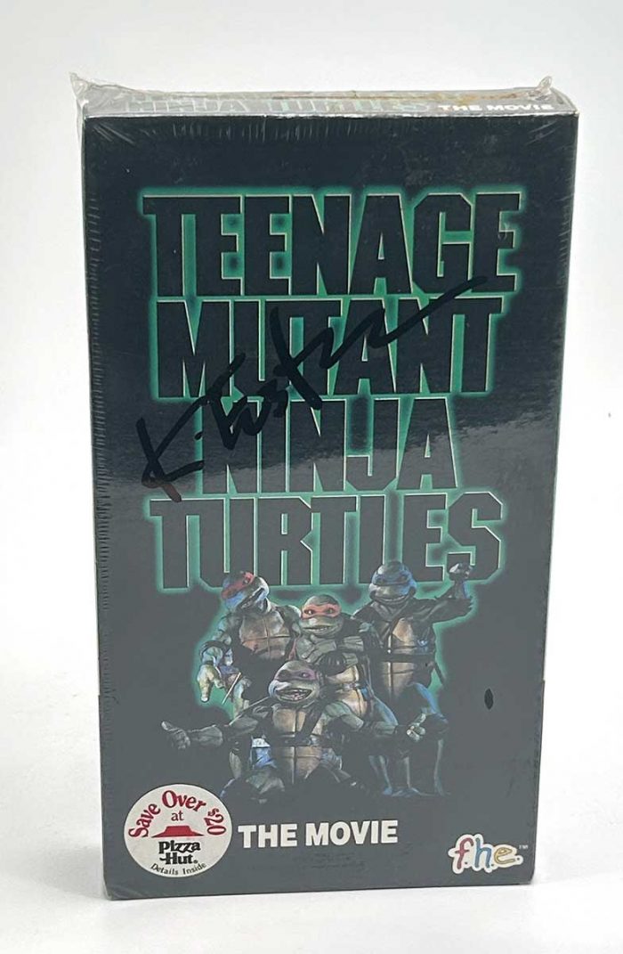 Teenage Mutant Ninja Turtles The Movie VHS 1990 Original Sealed RARE Pizza Hut Sticker in Place too – woot!!!