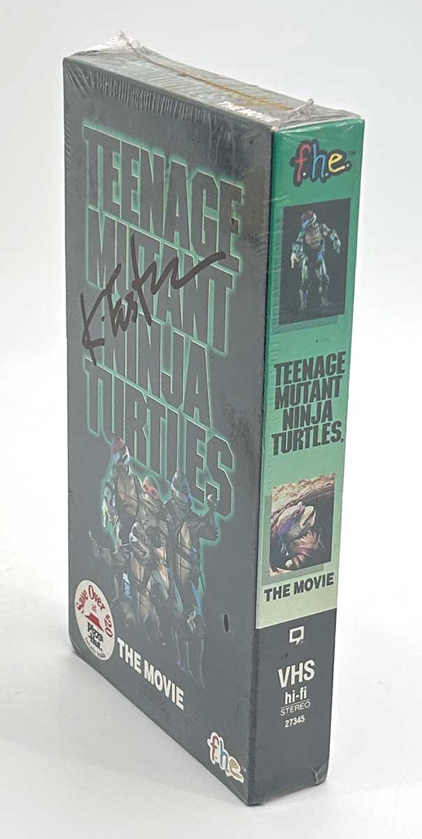 Teenage Mutant Ninja Turtles The Movie VHS 1990 Original Sealed RARE Pizza Hut Sticker in Place too – woot!!!