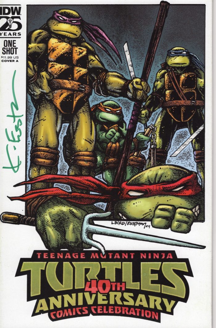 Teenage Mutant Ninja Turtles: 40th Anniversary Celebration – Eastman and Laird Cover SIGNED