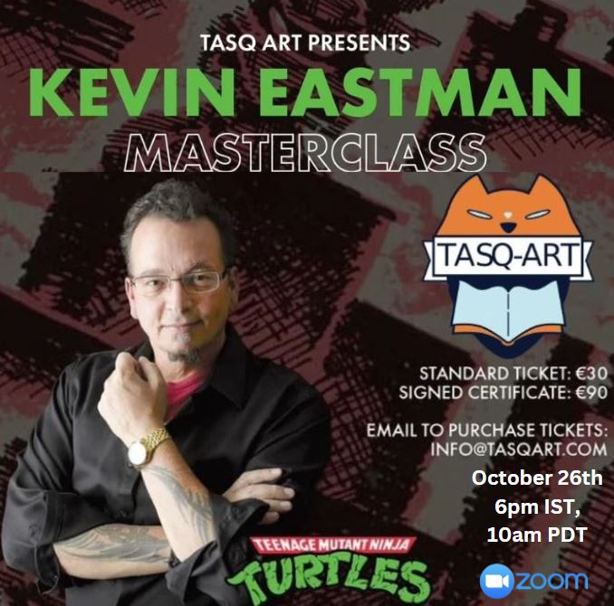 Upcoming Masterclass with Kevin Eastman