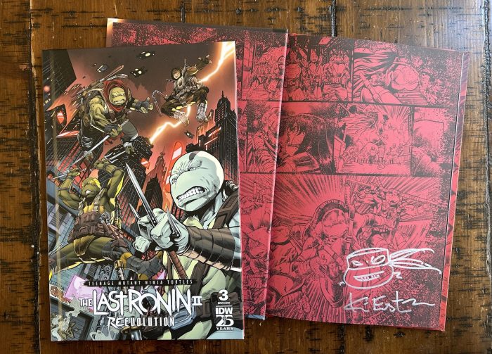 TMNT: The Last Ronin II Re Evolution 3 HC Signed with Headsketch Remarque