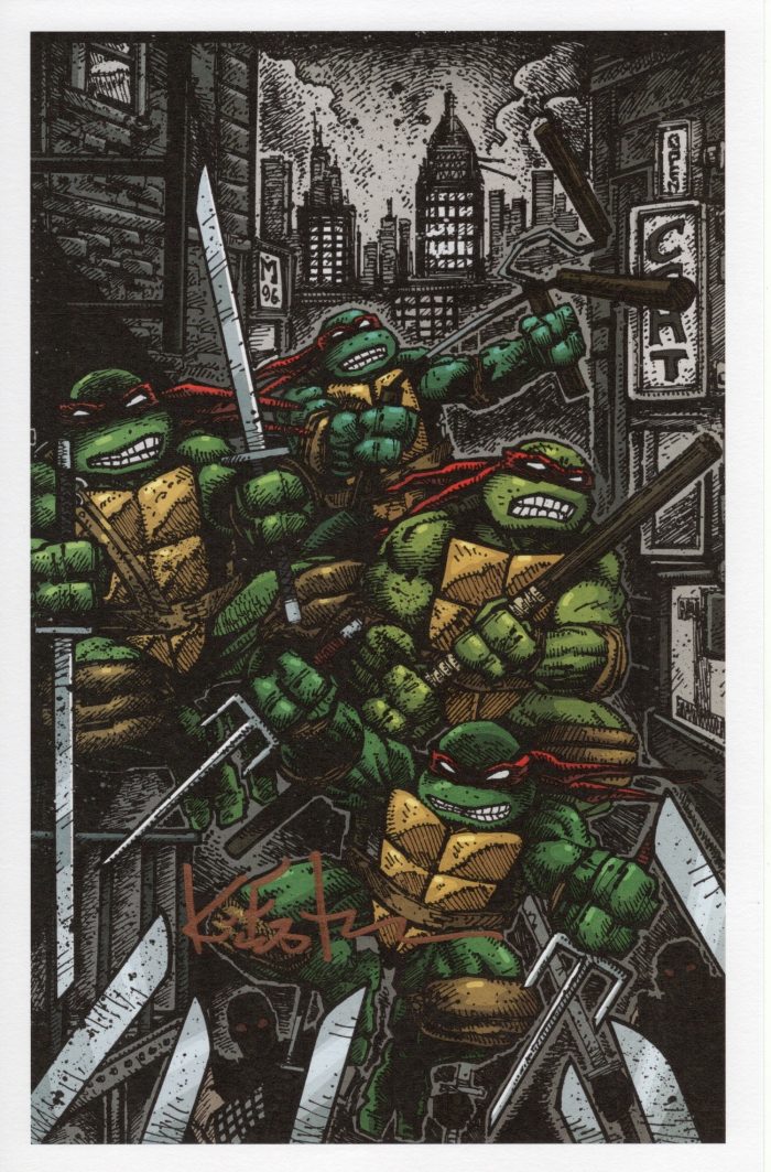 TMNT The Kevin Eastman Covers 2015-2019 With BONUS Signed Art Plate – B/W Limited