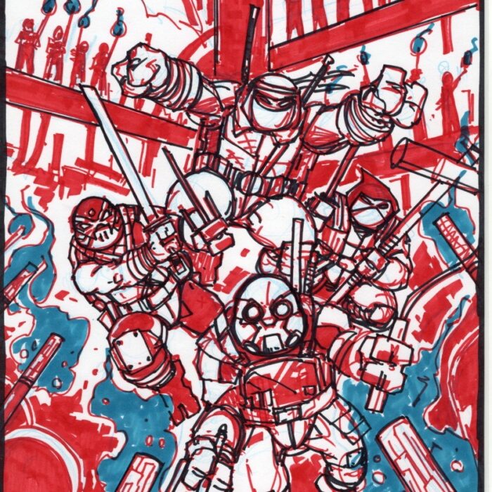 Cover Layouts TMNT Last Ronin II Re Evolution #4