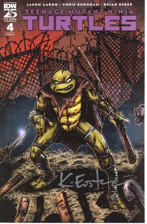 TMNT 2024 Book 4 Eastman Cover STUNNING Original Art