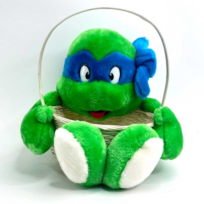 1990 Teenage Mutant Ninja Turtle Gift Basket with Plushie Leo