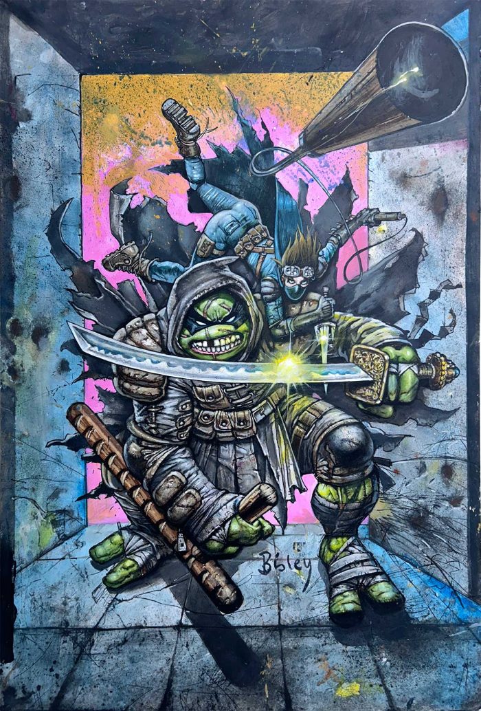 TMNT  Last Ronin Bisley/Eastman ORIGINAL COVER ART