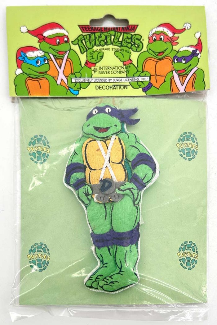 1990 Stuffed Fabric Hanging Ornament – Donatello