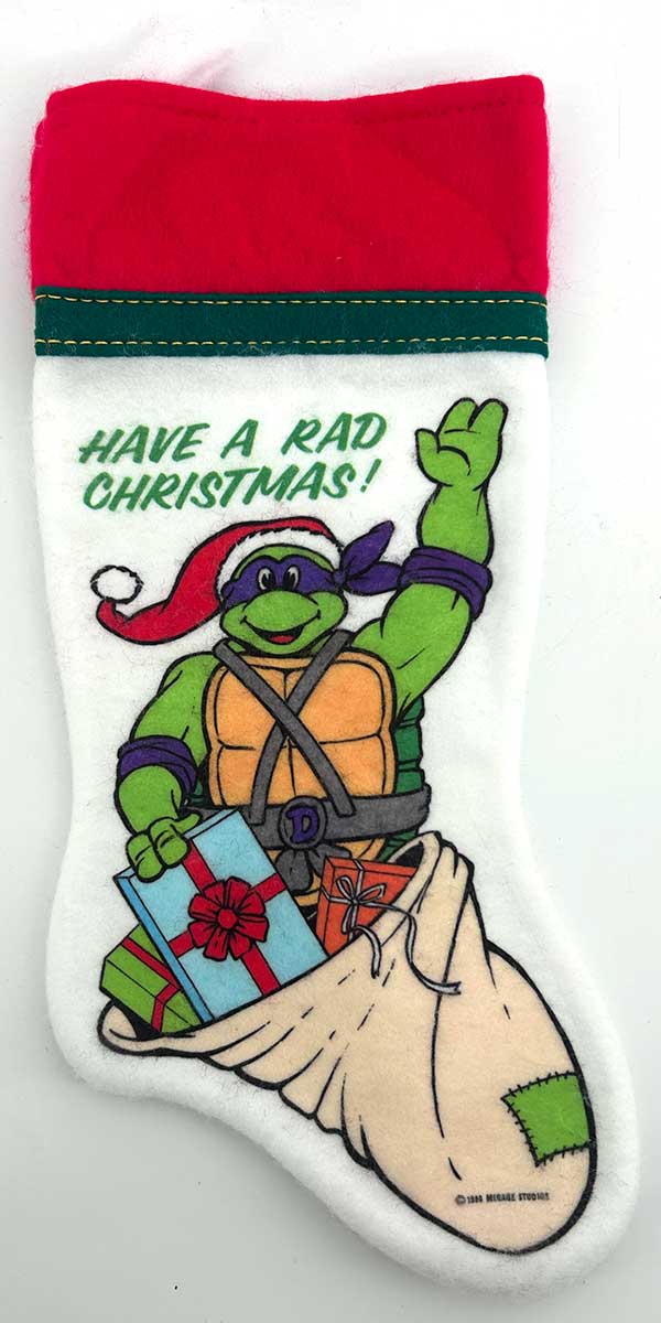 TMNT 15″ White Stocking – Donatello