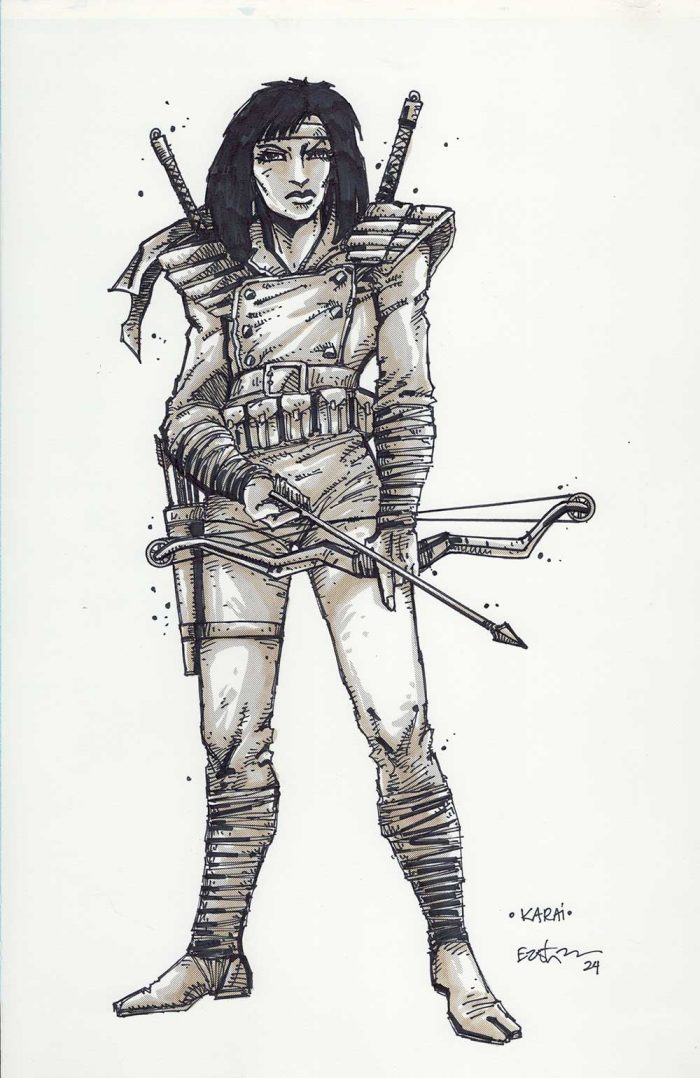 NECA Karai – Original Art for Mirage Studios Inspired Collectibles Line