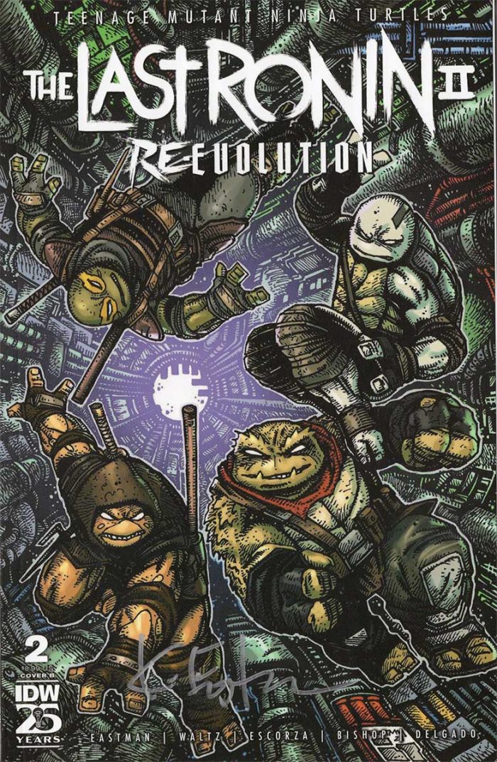 TMNT THE LAST RONIN II RE EVOLUTION #2 Cover B – Signed by Eastman