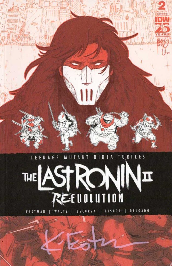 TMNT THE LAST RONIN II RE EVOLUTION #2 Cover C – Signed by Eastman