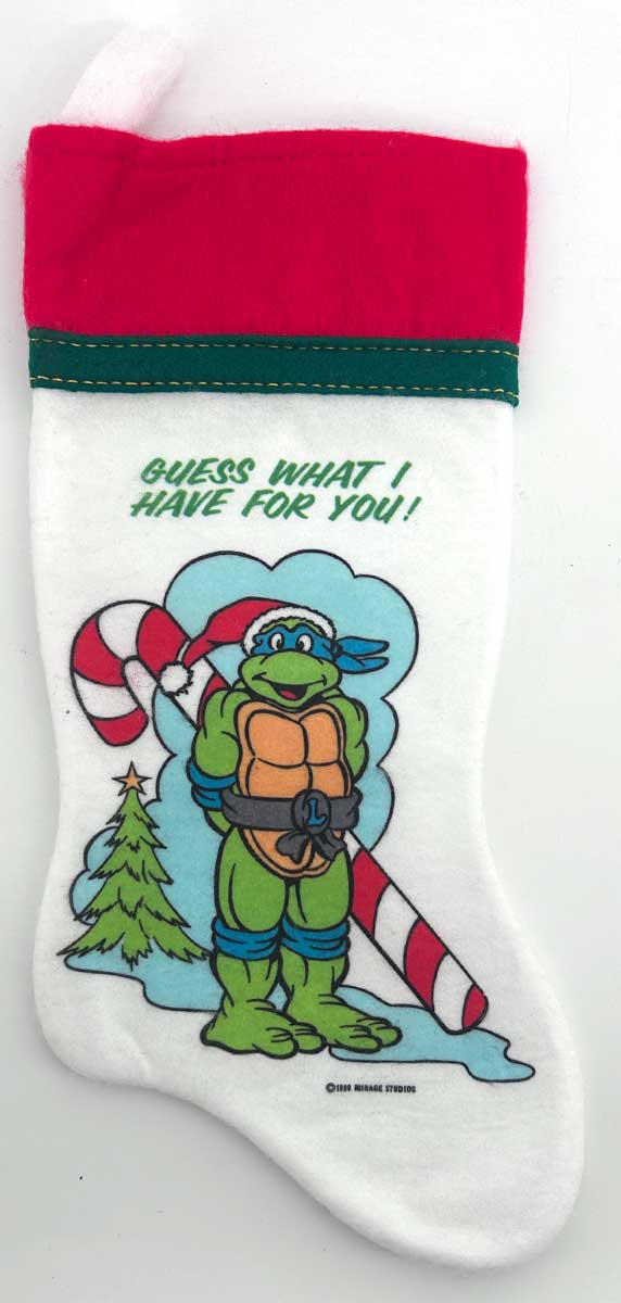 TMNT 15″ White Stocking – Leonardo