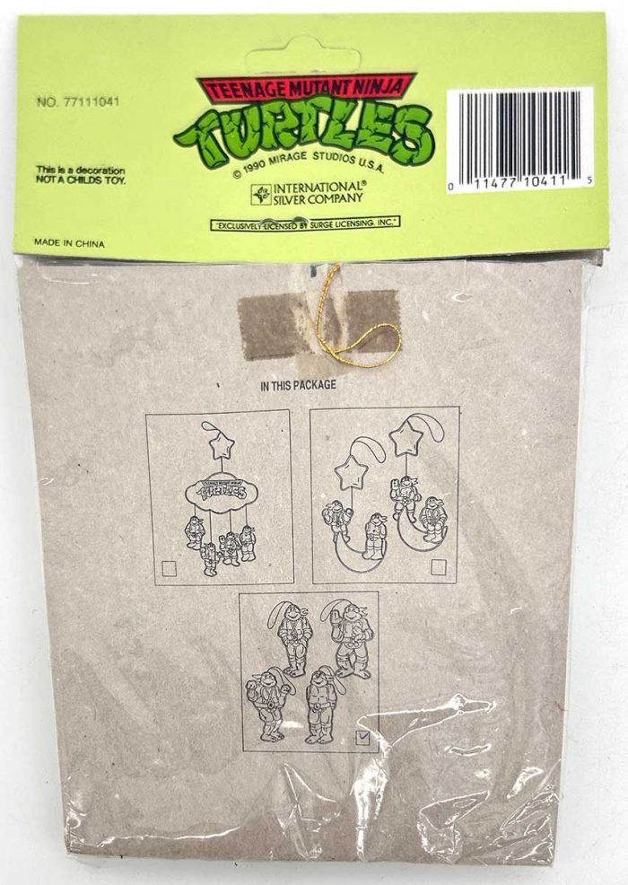 1990 Stuffed Fabric Hanging Ornament – Mikey