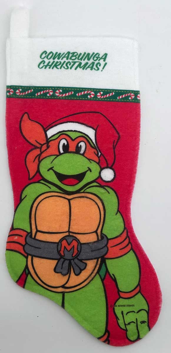 TMNT 15″ Red Stocking – Michelangelo