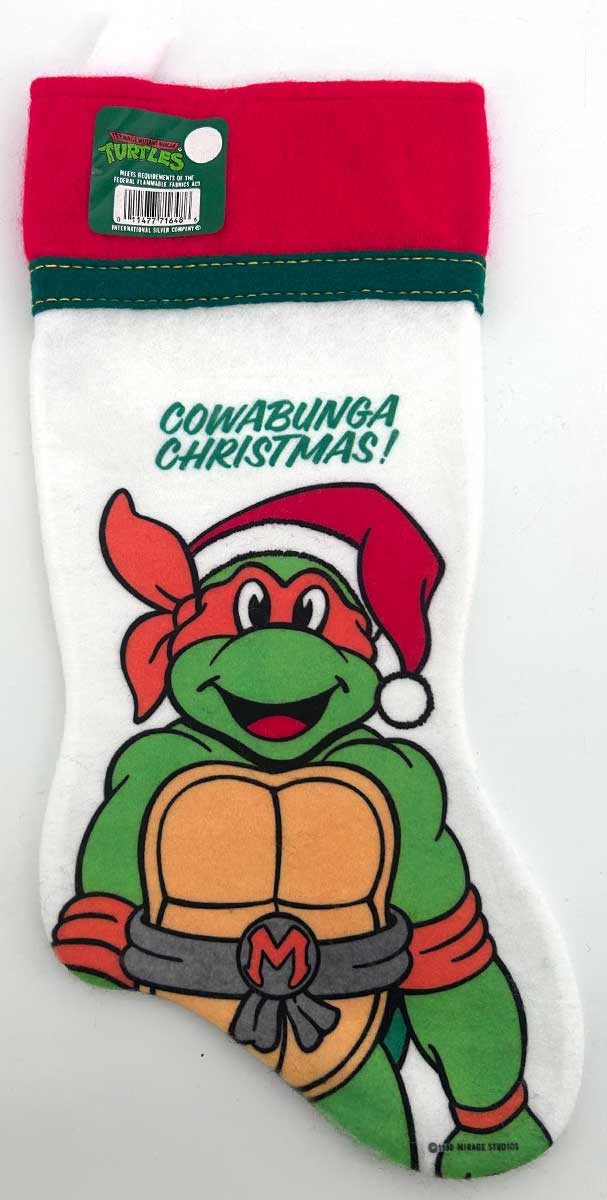 TMNT 15″ White Stocking – Michelangelo