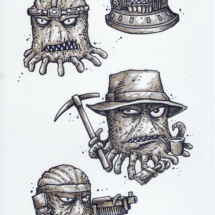 NECA UTROMS – Original Art for Mirage Studios Inspired Collectibles Line