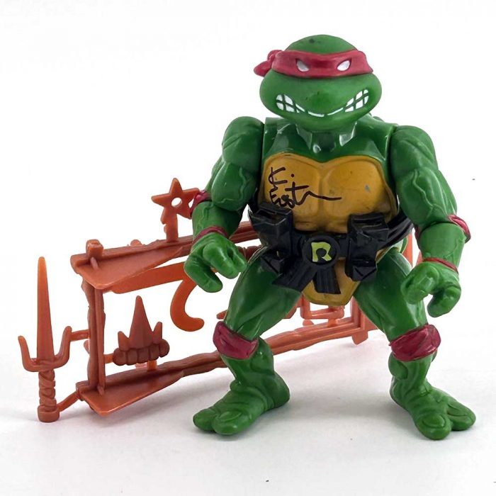 Raphael – 1988 (Soft Head) with weapons rack!