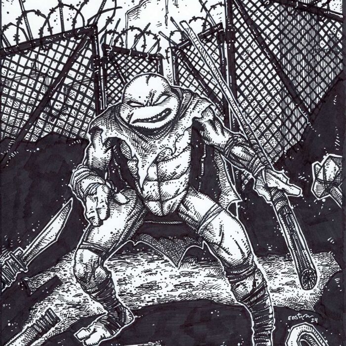 TMNT 2024 Book 4 Eastman Cover STUNNING Original Art