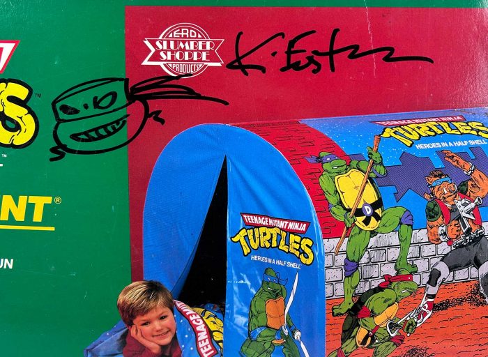 1988 Mirage Studios TMNT Slumber Tent – Signed with Headsketch