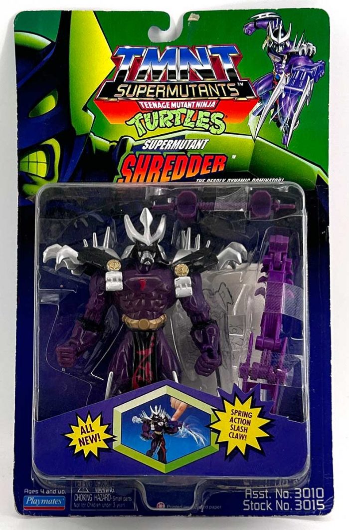 1994 Playmates TMNT SUPER MUTANT Shredder Action Figure – Eastman Personal Collection