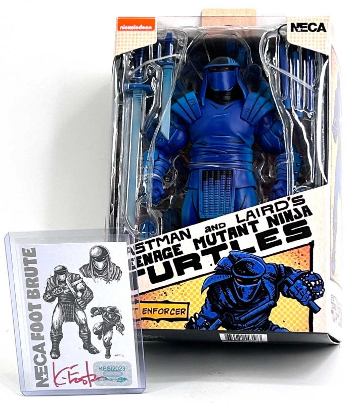 NECA (Mirage Comics) FOOT ENFORCER – Eastman Designed with Signed COA and Hologram Label – Just $35