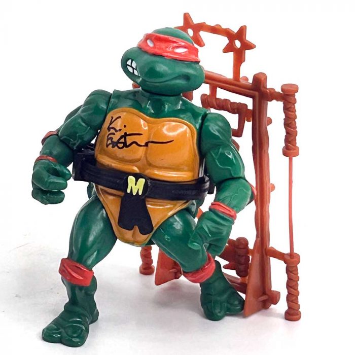 Michaelangelo – 1988 with weapons rack!