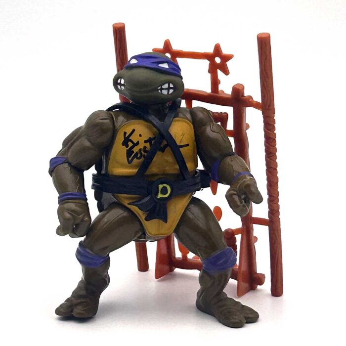 Donatello – 1988 (Soft Head) with weapons rack!