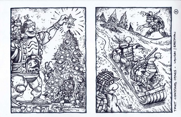 Original Art by Jim Lawson and Kevin Eastman – Set 3