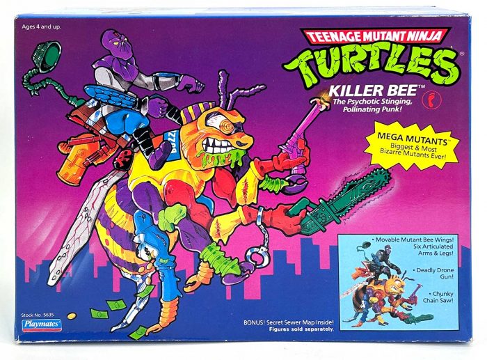 TMNT Killer Bee, Vintage 1990 Playmates in Awesome Condition