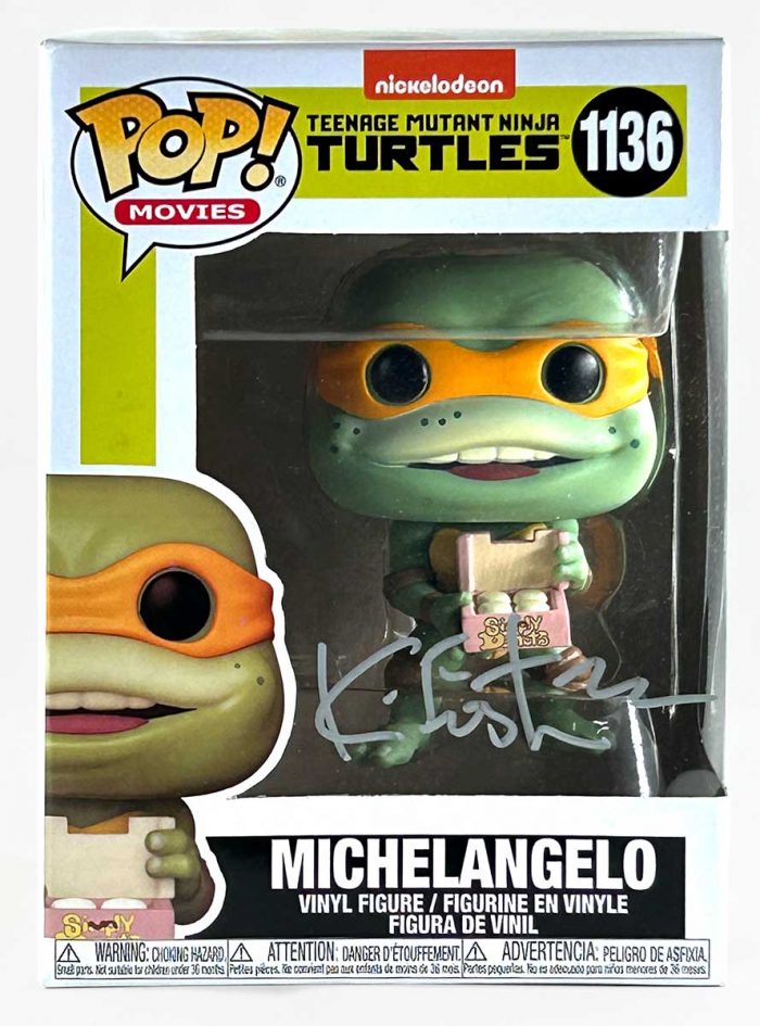 Funko Pop TMNT Exclusive Michelangelo #1136 – Signed