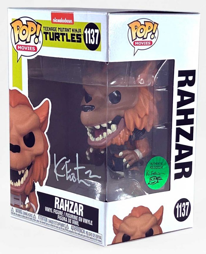 Funko Pop Movies Series – TMNT Exclusive RAHZAR #1137 – Signed