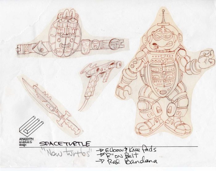 Raph the Space Cadet Original Art Design and Signed Vintage Figure