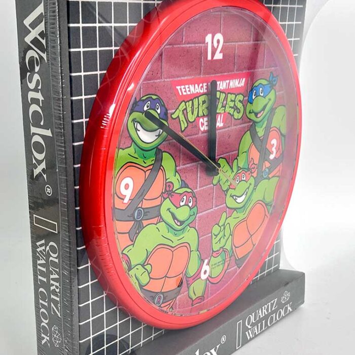Hard to Find Factory Sealed 1989 Westclox TMNT Cereal Clock (Just 1 left)