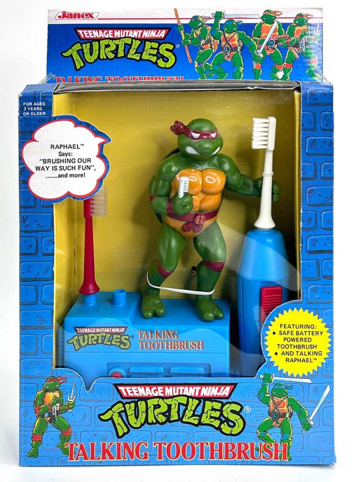 Factory Sealed 1988 TMNT Talking Toothbrush