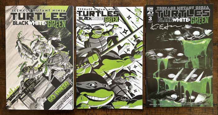 TMNT Black White & Green Signed Bundle – just $35