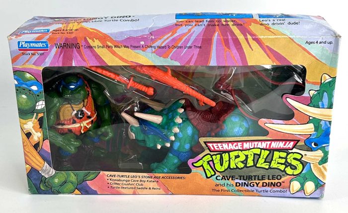 Factory Sealed Cave Turtle Leo and His Dingy Dino Playmates Collectible – Dinged and Dented Condition