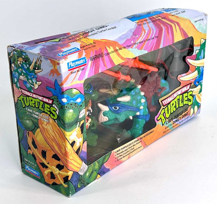 Factory Sealed Cave Turtle Leo and His Dingy Dino Playmates Collectible – Dinged and Dented Condition