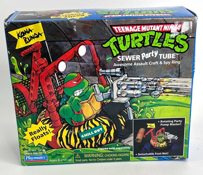 Factory Sealed Playmates Collectible 1998 Sewer Party Tube