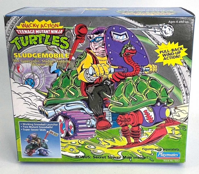 Factory Sealed SLUDGEMOBILE 1990 Playmates Collectible