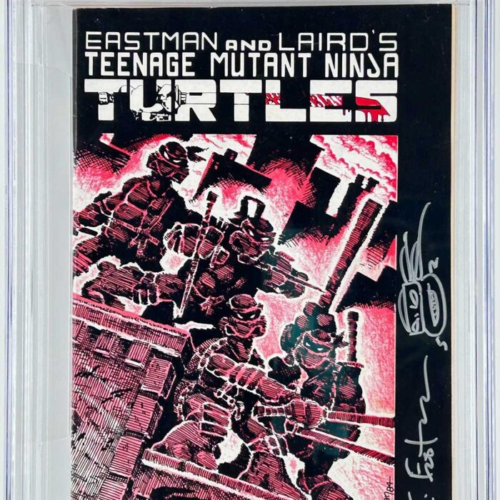 TMNT Book 1 CGC Signature Series 6.5 Signed with Remarque from his PERSONAL COLLECTION